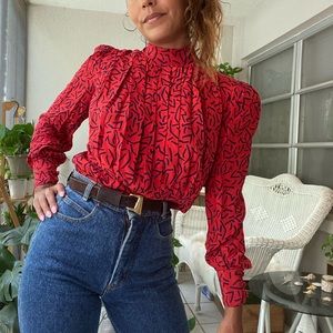 80’s Vintage David Hayes Blouse